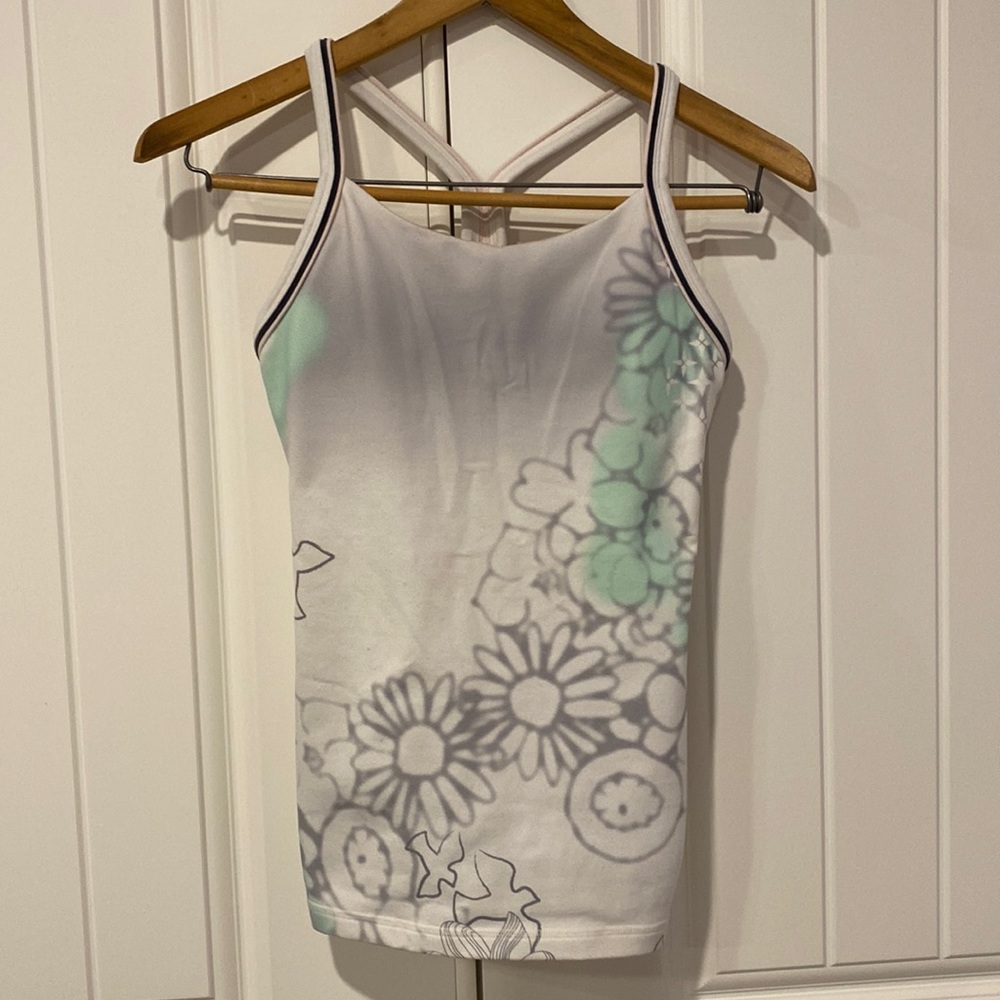 Lululemon tank with built in bra and matching jacket